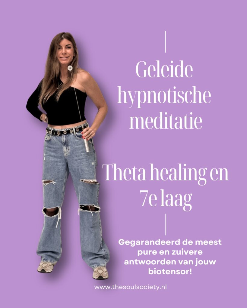 Geleide hypnotische meditatie theta healing en 7e laag