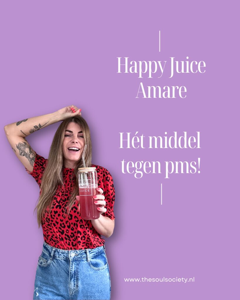 Happy Juice tegen PMS en hormoonklachten